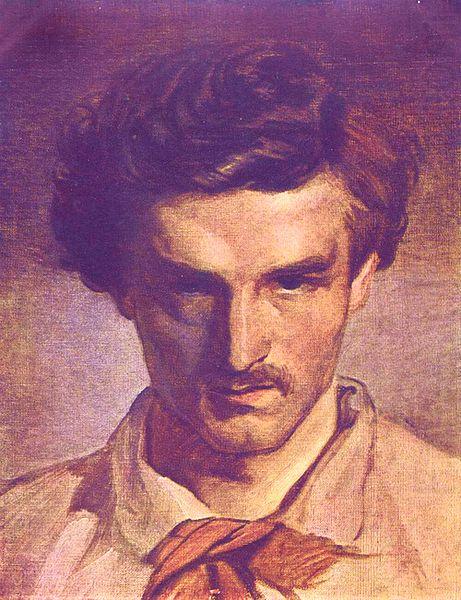 Self portrait, Anselm Feuerbach